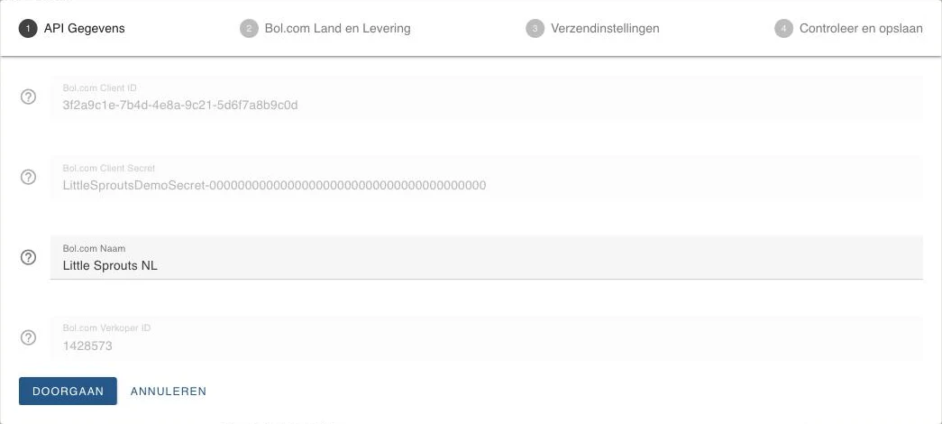 Stap 1 na een geslaagde controle