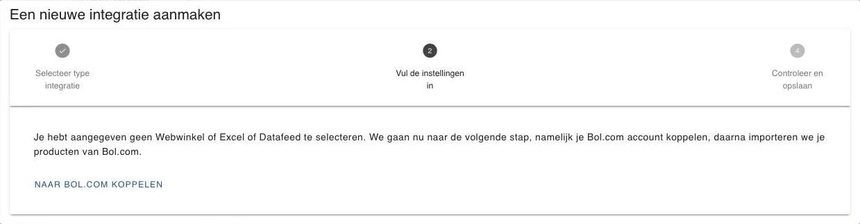 Import van Bol.com