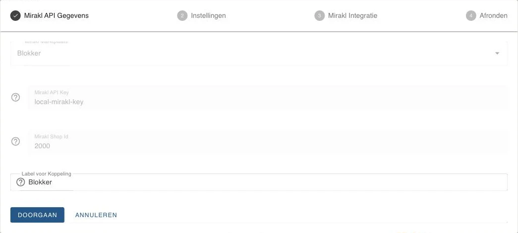 Stap 1 na een geslaagde controle