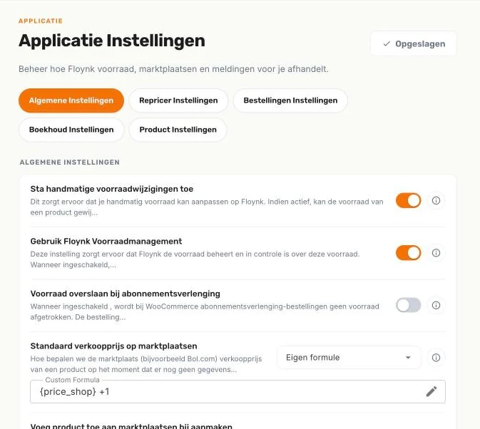 Algemene Instellingen